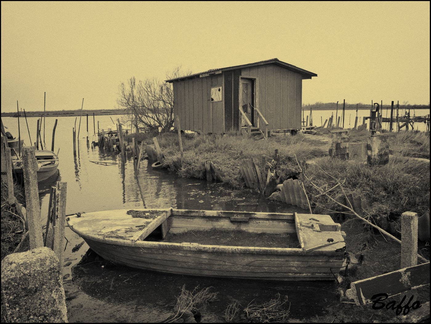 Antiche casere di antichi pescatori.